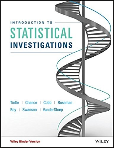 Introduction to Statistical Investigations by Nathan Tintle