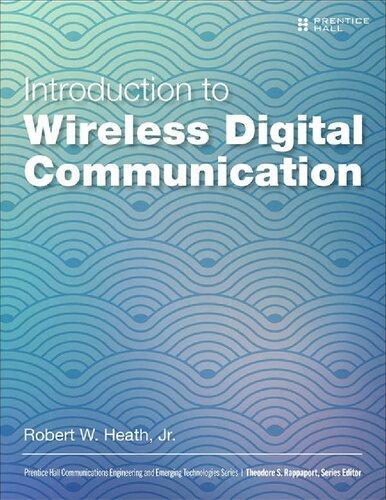 Introduction To Wireless Digital Communication A Signal Processing Perspective