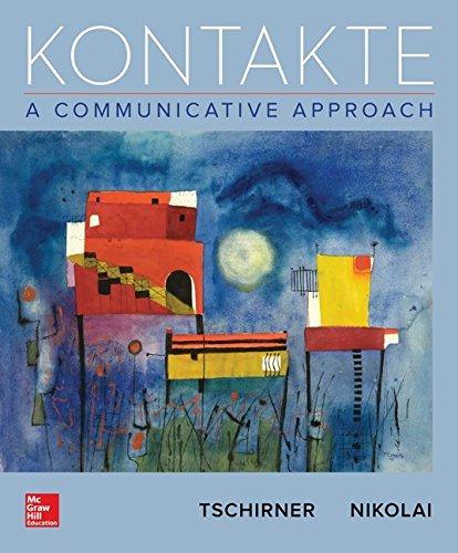 Kontakte A Communicative Approach 8Th Edition