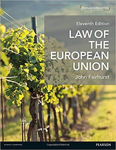 Law Of The European Union Foundations 11Th Edition