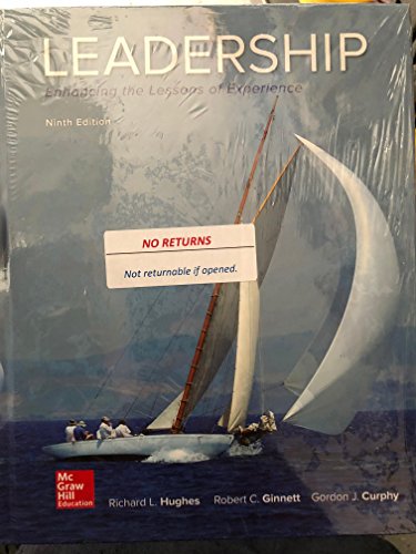 Leadership: Enhancing Lessons of Experience