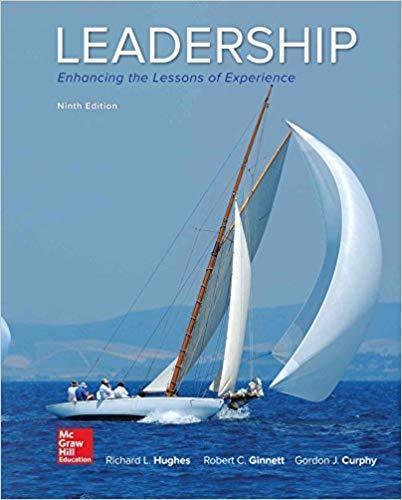 Leadership Enhancing The Lessons Of Experience 9Th Edition