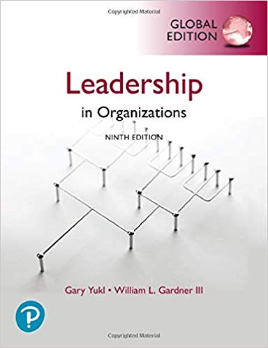 Leadership in Organizations, 9th Global Edition