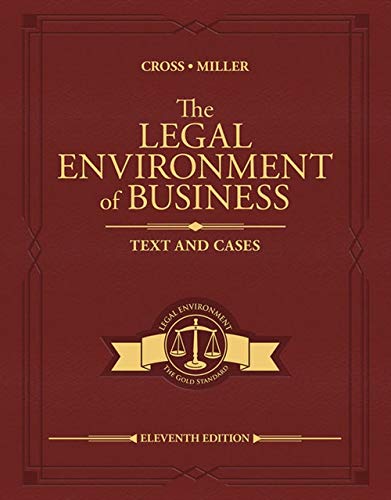 Legal Environment Of Business