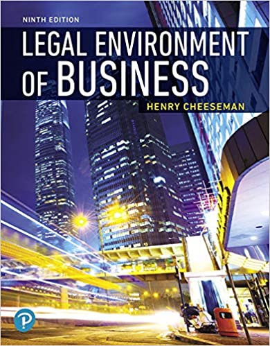 Legal Environment of Business and Online Commerce 9th Edition