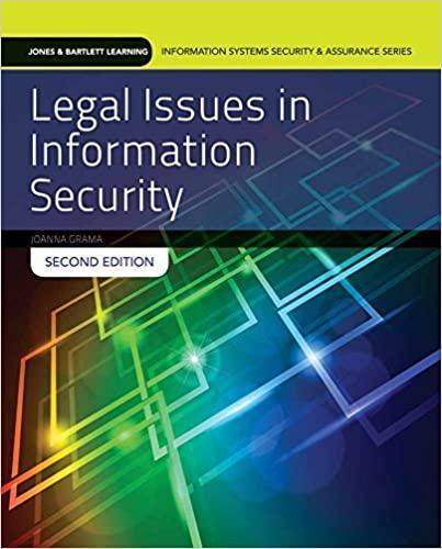 Legal Issues In Information Security 2Nd Edition