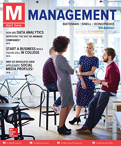 M: Management 6th Edition by Thomas Bateman