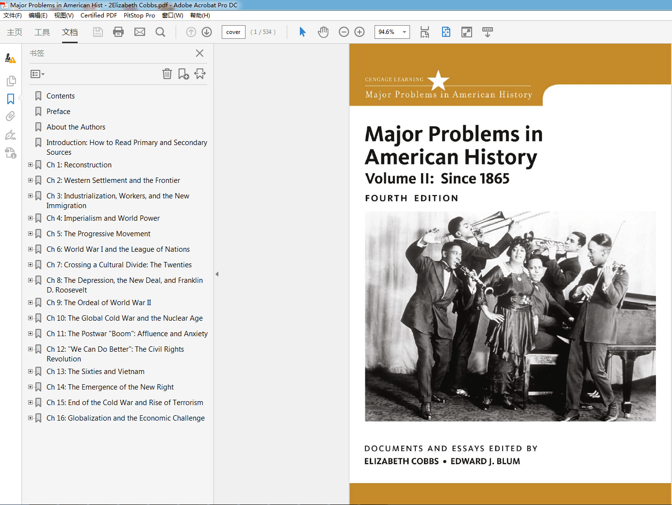 Major Problems in American History, Volume II: 2 4th Edition