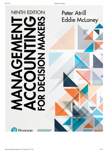 Management Accounting for Decision Makers 9th edition