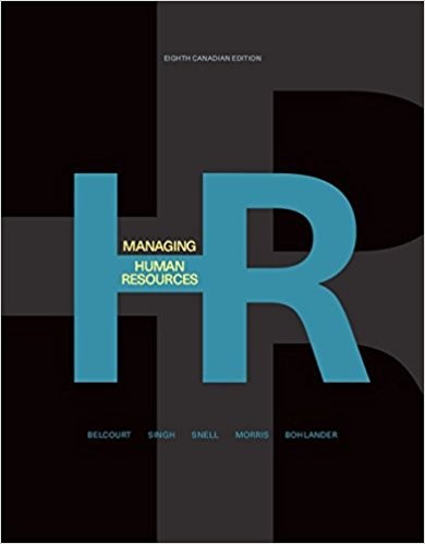 Managing Human Resources 8th Canadian Edition by Belcourt