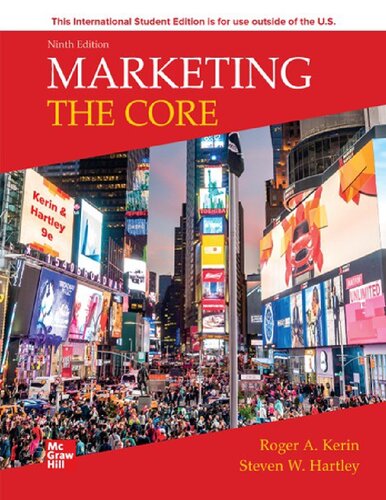 Marketing: The Core (ISE HED IRWIN MARKETING)