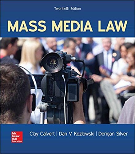 Mass Media Law 20th Edition by Don Pember