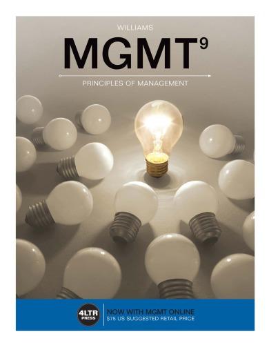 Mgmt 9 Principles Of Management 9Th Edition