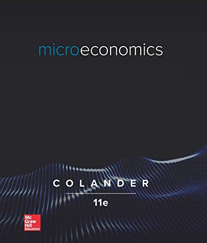 Microeconomics (11th Edition) ? David Colander