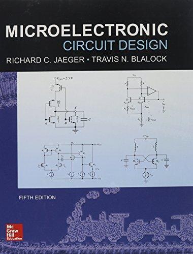 Microelectronic Circuit Design 5Th Edition