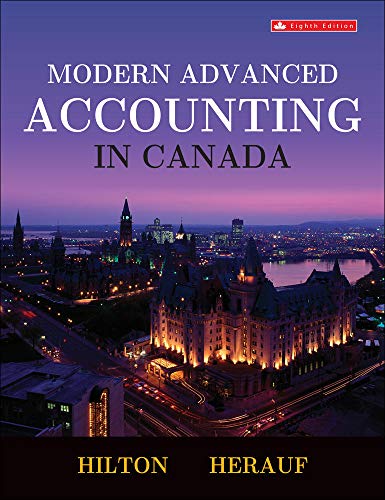 Modern advanced accounting in Canada (8th edition)