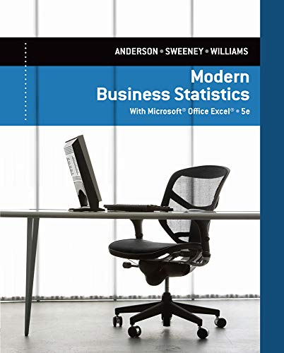 Modern Business Statistics with Microsoft Excel 5-edition