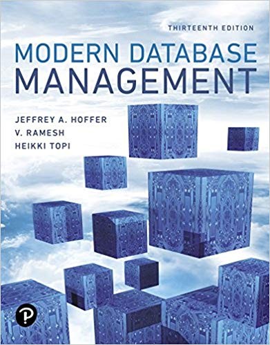 Modern Database Management 13th Edition by Jeff Hoffer