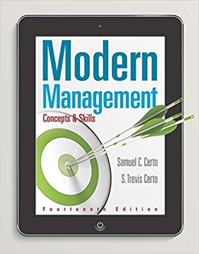 Modern Management: Concepts and Skills 14th Edition by Samuel C. Certo