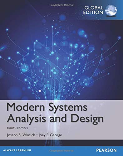 Modern Systems Analysis and Design (8th Edition)