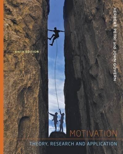 Motivation Theory Research And Application 6Th Edition