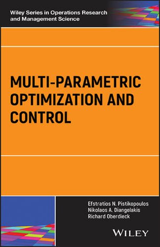 MultiÃ¢â‚¬â€œparametric Optimization and Control (Wiley Series in Operations Research and Management Science)