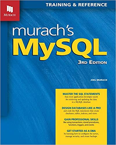 Murach's MySQL 3rd Edition by Joel Murach