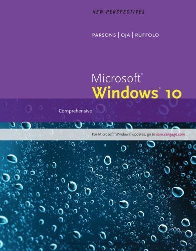 New Perspectives Microsoft Windows 10 Comprehensive