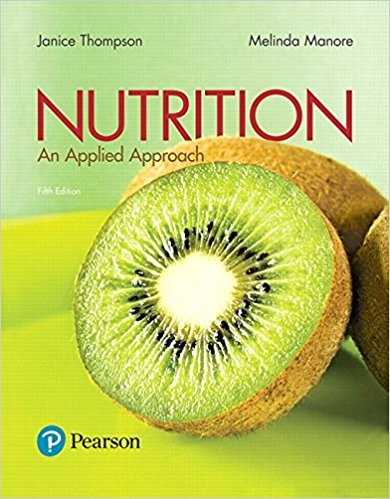 Nutrition An Applied Approach 5th by Janice J. Thompson