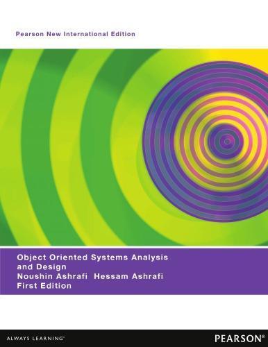 Object Oriented Systems Analysis And Design