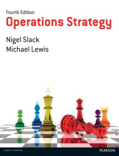 Operations Strategy 4Th Edition