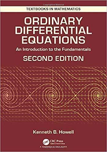 Ordinary Differential Equations An Introduction To The Fundamentals 2Nd Edition