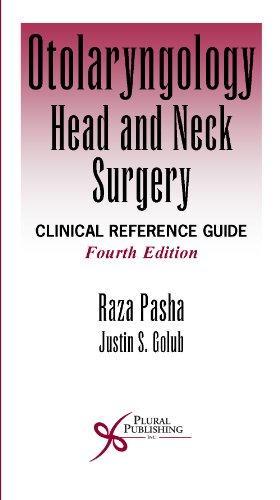 Otolaryngology Head And Neck Surgery Clinical Reference Guide 4Th Edition