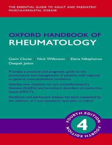 Oxford Handbook Of Rheumatology 4Th Edition
