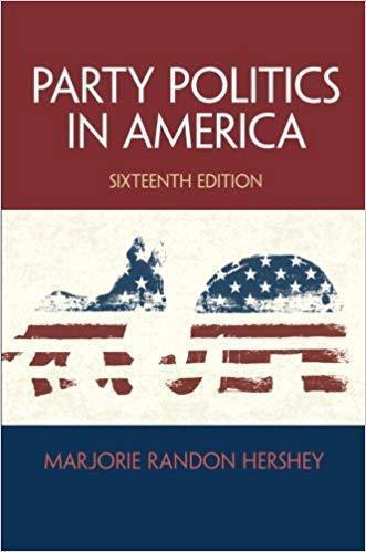 Party Politics In America 16Th Edition
