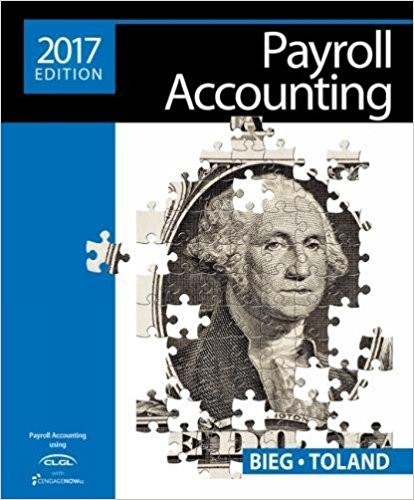 Payroll Accounting 2017 27th Edition