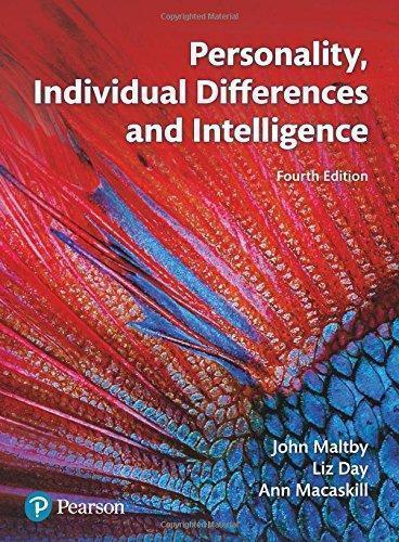 Personality Individual Differences And Intelligence 4Th Edition