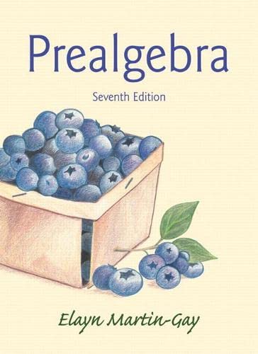Prealgebra (7th Edition) ? Elayn Martin-Gay