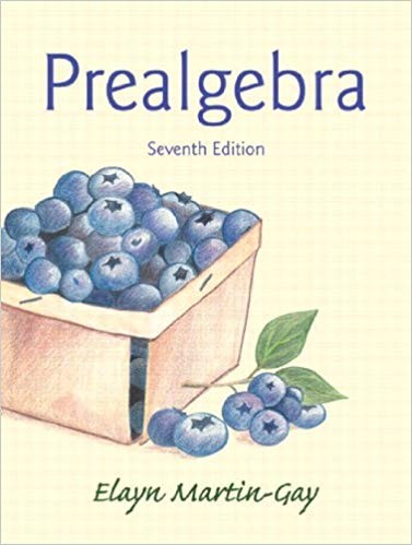 Prealgebra 7th Edition by Elayn Martin-Gay