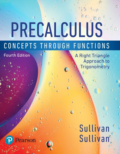 Precalculus : concepts through functions : a right triangle approach to trigonometry