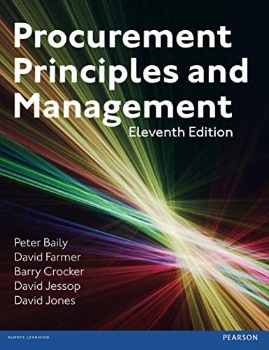 Procurement Principles and Management 11th Edition