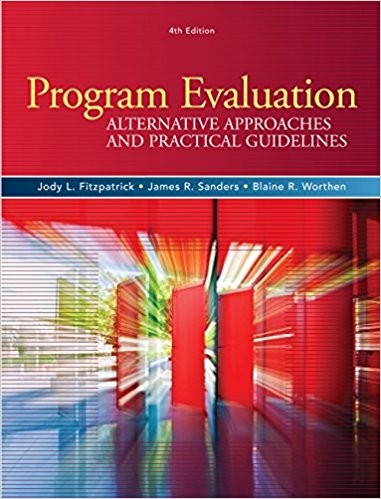 Program Evaluation Alternative Approaches Practical Guidelines 4th