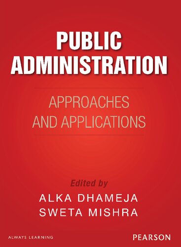 Public Adminstration: Approaches and Applications
