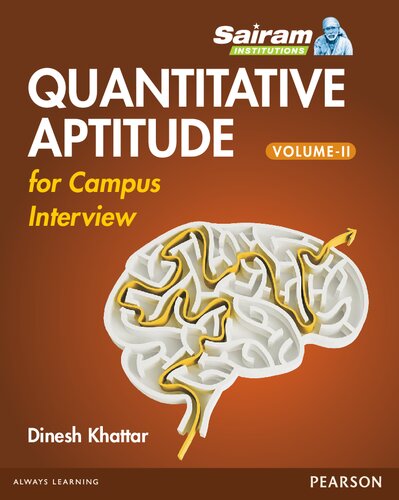 Quantitative Aptitude for Campus Interview Vol II
