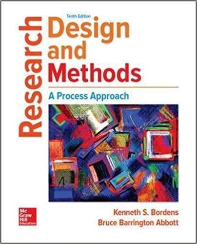 Research Design And Methods A Process Approach 10th Edition