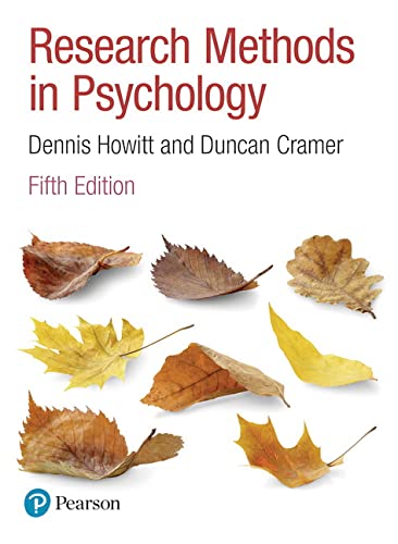 Research Methods in Psychology (5th Edition)