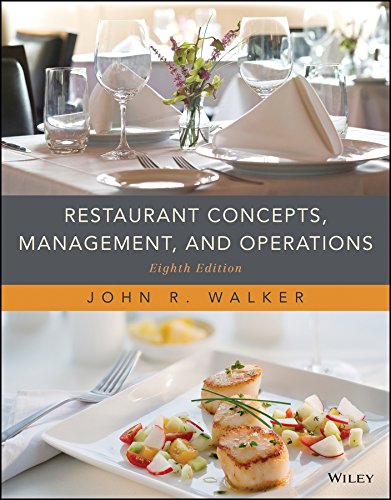 Restaurant Concepts, Management And Operations
