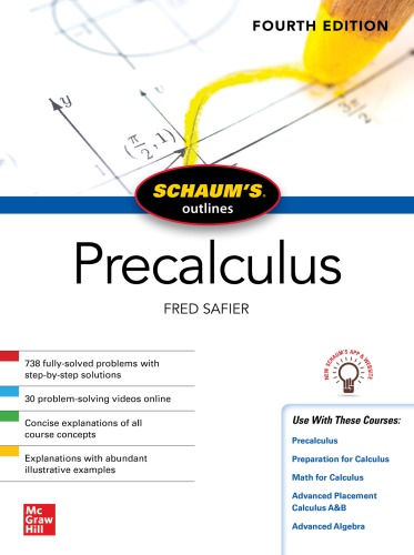 SchaumÃ¢â‚¬â„¢s Outline of Precalculus