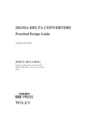 Sigma-Delta Converters. Practical Design Guide
