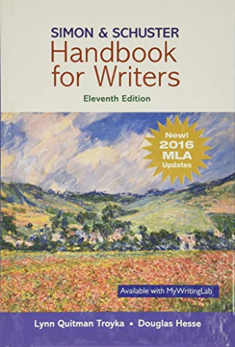 Simon and Schuster Handbook for Writers, MLA Updated